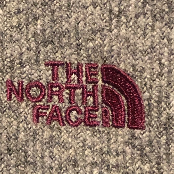 Womens Small 36 The North Face Grey woven wool and merlot lined polyester jacket - Picture 3 of 10